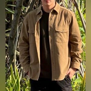 Uniqlo Men's Jersey Long Sleeve Over Shirt A013